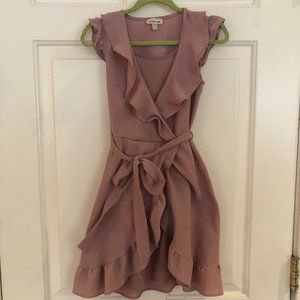 Monteau Girl - Dusty Rose Dress - EUC